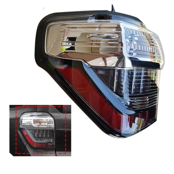 CNCEST Right Side LED Tail Light Lamp AssemblyClear Lens Fits 2014-2021 Toyota 4Runner