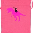 thumbnail image 4 of Inktastic Princess Riding Her T-rex Girls Baby Bodysuit, 4 of 5