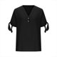 thumbnail image 2 of Camisola de Color Sólido de Ajuste Suelto de Algodón de las Mujeres sin Mangas, Casual Cuello Redondo Superior, 2 of 6