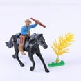 thumbnail image 5 of RYUJNDK Set Of 8 Western Cow Boy Horse Figures for Educational Purposes and Historical Displays, 5 of 9