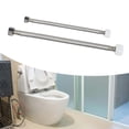 thumbnail image 2 of 7/8inch to 1/2inch Flexible Toilet Hose Connector Braided Toilet Water Supply Line Stainless Steel Braided Hose 40cm, 2 of 4