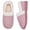 Pink, variant on Women's Memory Foam Slippers, Cozy Fleece House Shoes with Plush Lining, Warm Non-Slip Indoor Outdoor Home Footwear for Ladies Fall Winter