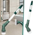 thin cleaning brushes for small spaces bathroom tools Electric Spin Scrubbers Cordless With 5