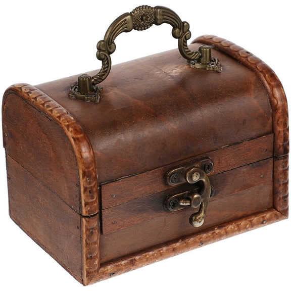 Raindrops  Lids Money Vintage Storage Wooden Box Birthday Gift Jewelry Child