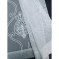 thumbnail image 3 of Manor Luxe Ella Embroidered Sheer Single Curtain Panel 52" w x 96" l 96 Inches, 3 of 4