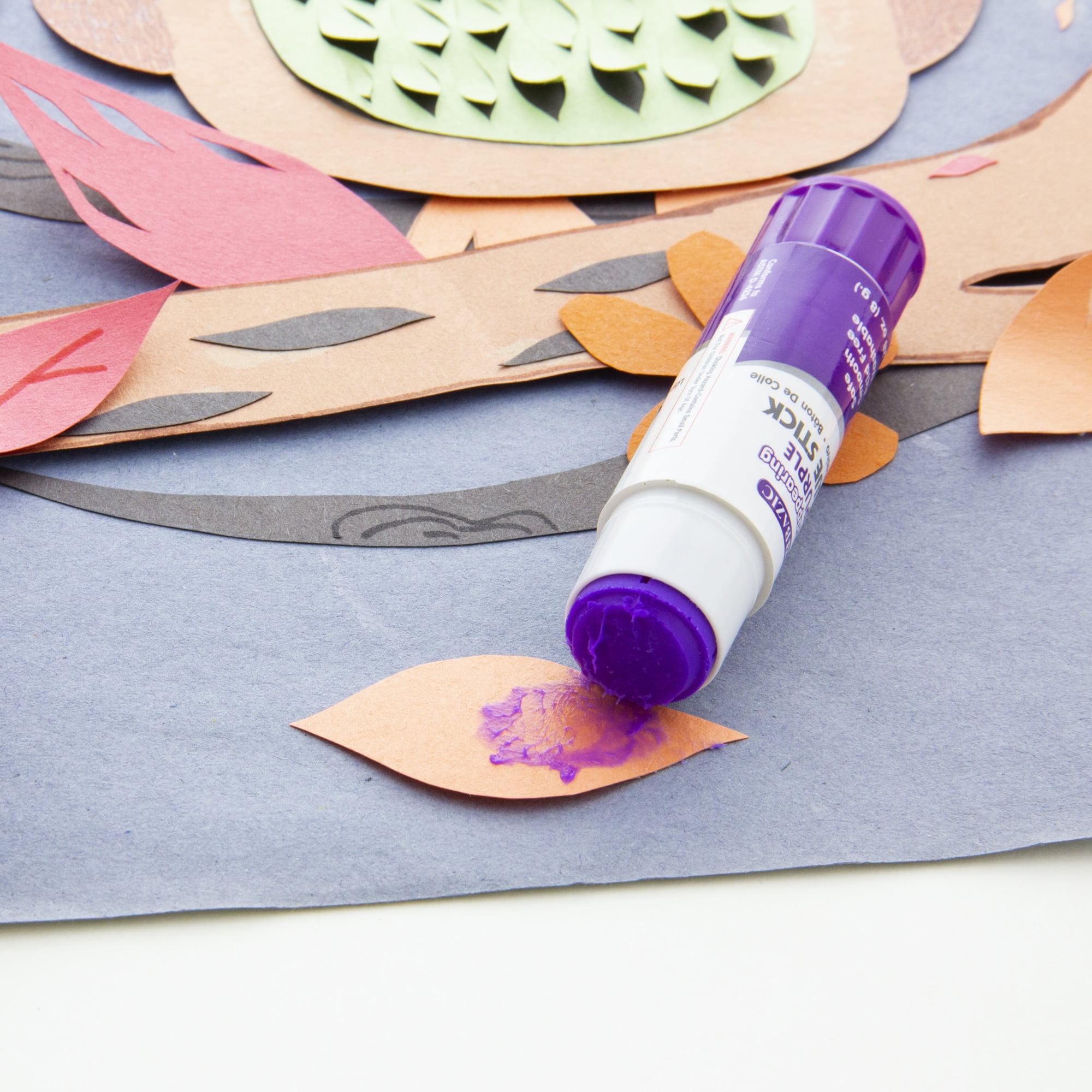 BAZIC Washable Disappearing Purple Glue Stick 21g/0.7 Oz, Color Acid Free Glue Sticks (2/Pack), 144-Packs