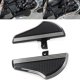 thumbnail image 1 of Reposapiés trasero para HARLEY Dyna Softail Electra Glide V-Rod para estribera DS, color negro y blanco, 1 of 4