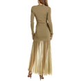 thumbnail image 2 of Nicholas womens  Paz Milano Stitch Maxi Dress, s, Green, 2 of 3