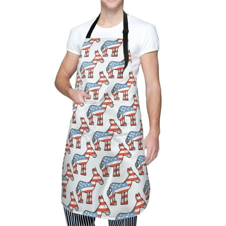 

Cauagu Donkey Aprons with Pockets Waterproof Apron for Women Kitchen Cooking Apron Adjustable Bib Aprons Chef Apron for Cooking Drawing Crafting