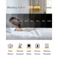 thumbnail image 5 of Yellow Spring Floral Blackout Curtains 45 Inches Long for Bedroom, Summer Botanical Rustic Daisy Thermal Insulated Room Darkening Black Out Window Curtain Panels Grommet Drapes for Living Room, 5 of 8