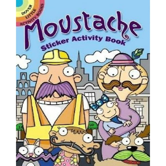Moustache Sticker Activity Book