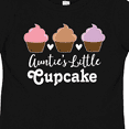 thumbnail image 4 of Inktastic Auntie Little Cupcake Niece Girls Toddler T-Shirt, 4 of 5