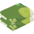 thumbnail image 2 of SKYSONIC St. Patrick's Day Cotton Hand Towels Set of 2 Absorbent Bath Towel Decorative Fingertip Towels for Bathroom Gym Spa Hotel Beach,16" x 28", 2 of 7