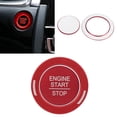 thumbnail image 3 of Reemplazo rojo del anillo de la cubierta del botón de encendido de la parada del arranque del motor para Honda Civic 10.a generación 2016-2021 Jadeshay A, 3 of 8