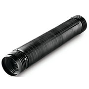 Flex-Drain 54022 Flexible Expandable Drain Pipe, Perforated Black Polyethylene, 4 in. x 8 ft. - Quantity 1