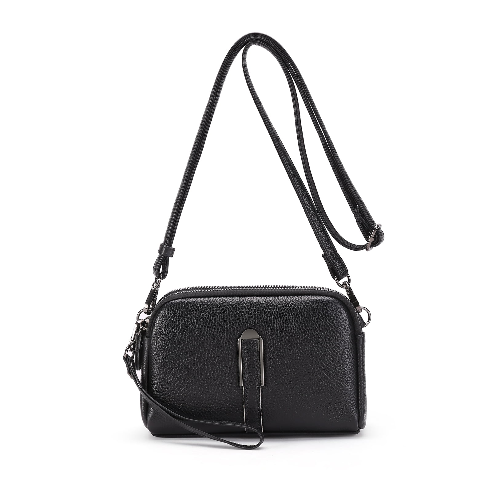 GAEKEAO Crossbody Bags for Women Leather Shoulder Purse with Adjustable Strap & Top Zipper