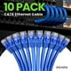 thumbnail image 2 of Gearit Cable Ethernet Cat 6 De 4 Pies (Paquete De 10) - Cable De Conexión Cat6 Cable De Conexión Cat 6 Cable Cat6 Cable Cat 6 Cable Ethernet Cat6 Cable De Red Cable De Internet - Azul 4 Pies, 2 of 5