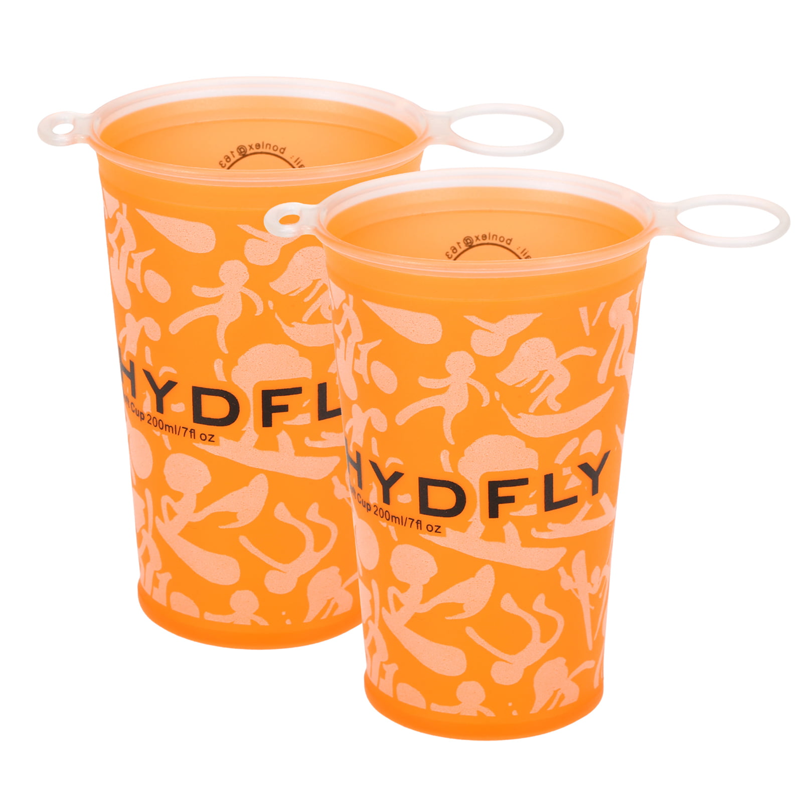 Foldable Cup 200ml Lightweight Soft Sports Running Camping reuseable 