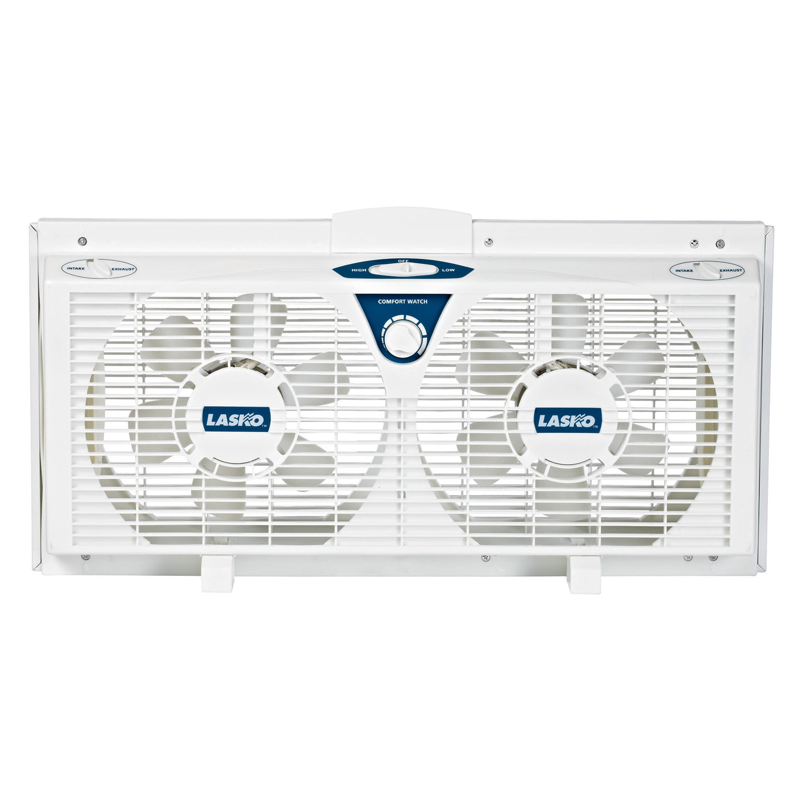 Lasko 8" Electrically Reversible Twin Window 2Speed Fan, Model 2138