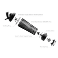 thumbnail image 5 of VOLTRX Premium Electric Protein Shaker Bottle, Made with Tritan - BPA Free - 24 oz Vortex Portable Mixer Cup/USB C Rechargeable Shaker Cups for Protein Shakes, 5 of 10