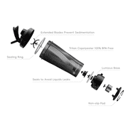 VOLTRX Premium Electric Protein Shaker Bottle, Made with Tritan - BPA Free - 24 oz Vortex Portable Mixer Cup/USB C Rechargeable Shaker Cups for Protein Shakes