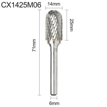 

Double-Cut Tungsten Carbide Burr Bit Rotary Files Wood Carving Engraving Heads