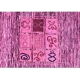 thumbnail image 1 of Ahgly Company Indoor Rectangle Oriental Pink Modern Area Rugs, 8' x 10', 1 of 4