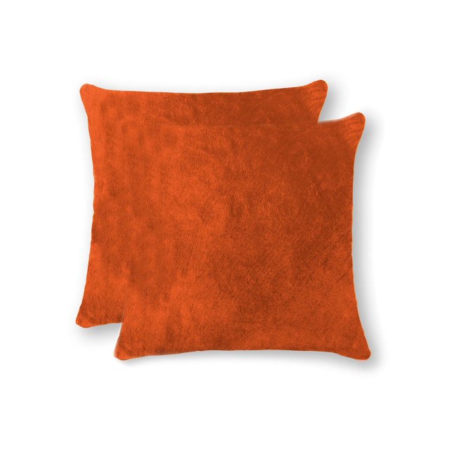 TORINO COWHIDE PILLOW 18"X18" 2-PACK