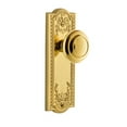 thumbnail image 2 of Grandeur Parcir_Psg_238 Parthenon Solid Brass Rose Passage Door Knob Set - Nickel, 2 of 6