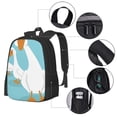thumbnail image 2 of Easygdp Three White Geese Mochila de Gran Capacidad Minimalista Ideal para Escuela, Viajes y Uso Diario, 2 of 6