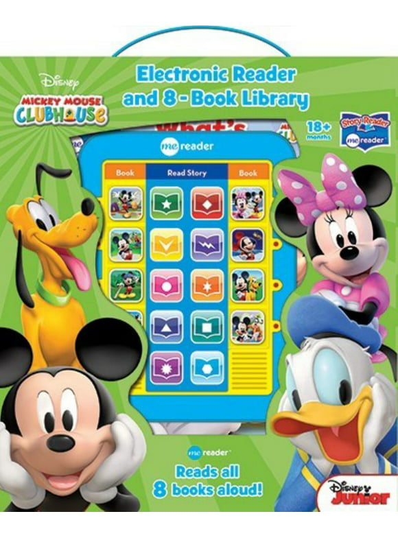 Disney Mickey Mouse - Me Reader Electronic Reader and 8 Sound Book Library - PI Kids