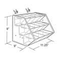 thumbnail image 2 of Three-Tier Shelf, 12 Compartment Hanging Step Display Pegboard, Slatwall or Counter, 2 of 2