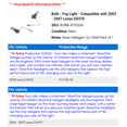 thumbnail image 2 of Bulb - Fog Light - Compatible with 2003 - 2007 GX470 2004 2005 2006, 2 of 2