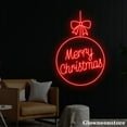thumbnail image 3 of Glowneon Merry Christmas Neon Sign, Merry Christmas Led Sign, Custom Christmas Bubbles Neon Light, 3 of 5