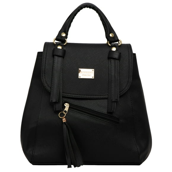 Mochila Para Dama FANA Keyla Color Negro Juvenil La Quiero, M4048!!