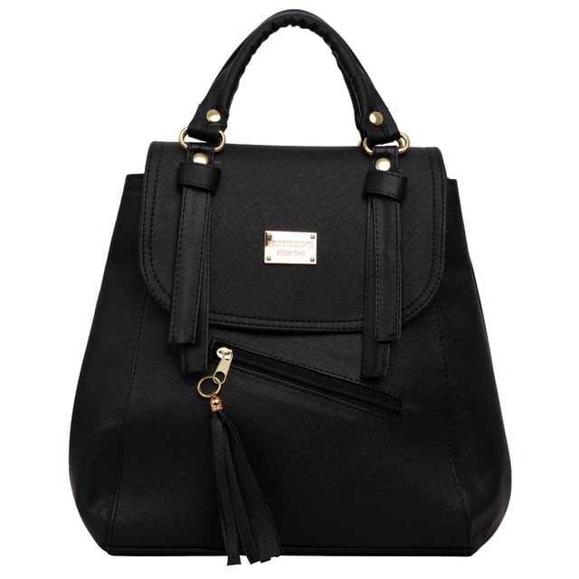 Mochila Para Dama FANA Keyla Color Negro Juvenil La Quiero, M4048!!