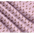 thumbnail image 3 of Soimoi Pink Cotton Poplin Fabric Horse & Dot Animal Print Fabric by Yard 58 Inch Wide, 3 of 7
