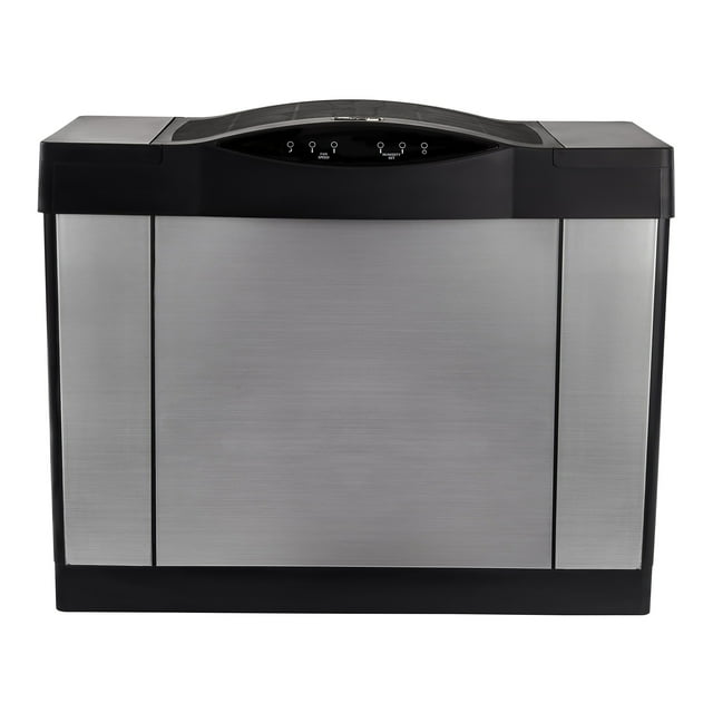 AIRCARE Humidificateur Évaporatif Numérique de Style Console pour Toute la Maison (Argent)