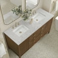 thumbnail image 3 of James Martin Vanities 485-V60D-WLT-3EJP Myrrin 60" Double Basin Wood Vanity Set -, 3 of 7