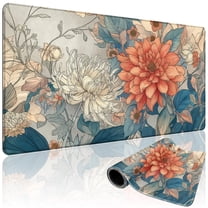 Zisqerts Extended Gaming Mouse Pad, Large Waterproof Desk Mat, Stitched ...