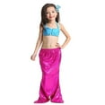 thumbnail image 3 of FNNMNNR Girl Kids Mermaid Tail Swimmable Bikini Set Bathing Suit Fancy Costume 3-9Year, 3 of 3