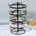thumbnail image 3 of Yesbay Earring Holder Organizer with Stable Base Adjustable 4-Tiers Rotating Earrings Display Stand Desktop Jewelry Organizer, 3 of 8