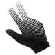 thumbnail image 1 of FELTECHELECTR Guante de billar de 3 dedos, elástico, antideslizante, transpirable y de alta elasticidad (blanco y negro)., 1 of 7