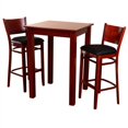 thumbnail image 1 of Beechwood Mountain 3 Piece Solid Wood Hendrix Pub Set in Mahogany, 1 of 1