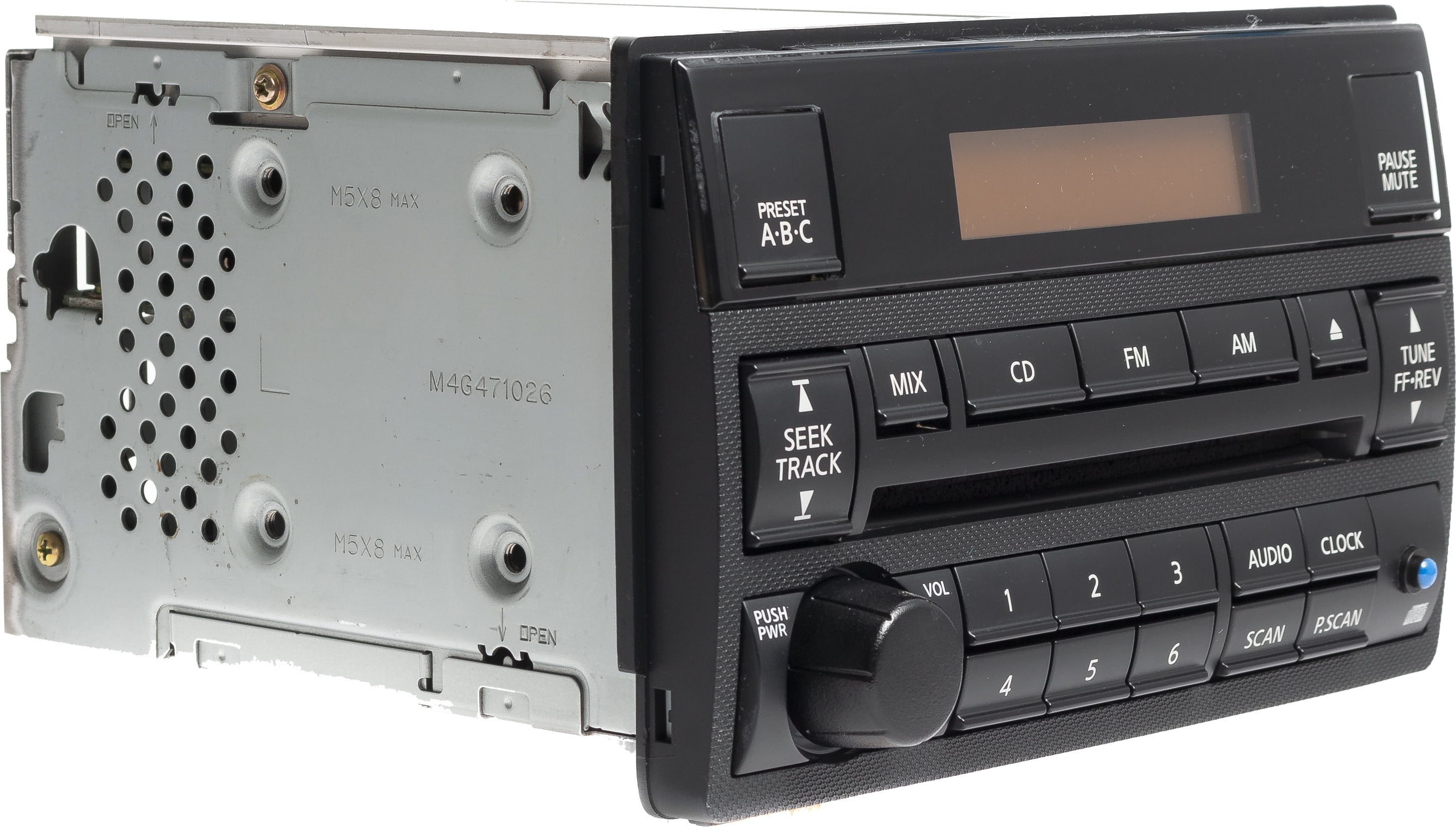 Restored 2005-2006 Nissan Altima AM FM Radio CD Player w Bluetooth Black Part 28185ZB10B (Refurbished)