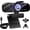 1080P Webcam with Type-C Cable, variant on Webcam with Built-in Microphone and Rotatable Tripod, 1080P Video and Wide Angle Camera, Cover, for Desktop PC or Laptop Computer