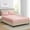 Blush, variant on Twin Extra Long Silk Satin Fitted Sheet, Soft Deep Pocket Single Bottom Bed Sheets Sold Separately, Wrinkle Free, Non- Fading, Breathable, Fully Elasticized(Twin XL Size, Burgundy)