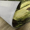 thumbnail image 5 of Ambesonne Nature Place Mats Set of 4, Wooden Bench at Park, Standard Size, Green Brown, 5 of 6