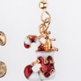 thumbnail image 4 of mujeres santa claus joyas de navidad encantadora cuelga pendiente regalos de las mujeres botas Sunnimix Pendientes de navidad para mujeres, 4 of 8