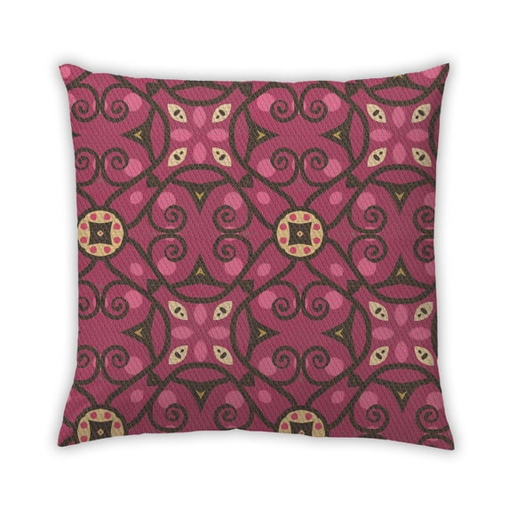 Ahgly Company Indoor Square Contemporary Throw Pillow, 18 inch by 18 inch